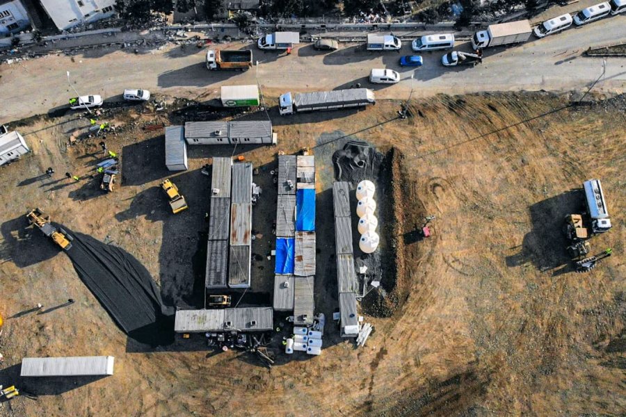 İga Hatay’da Afetzedeler İçin Konteyner Kent Kuruyor