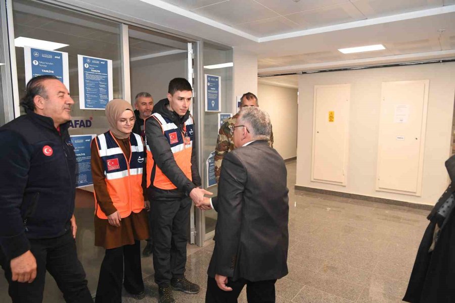 Başkan Büyükılıç’tan Afad Gönüllülerine Teşekkür