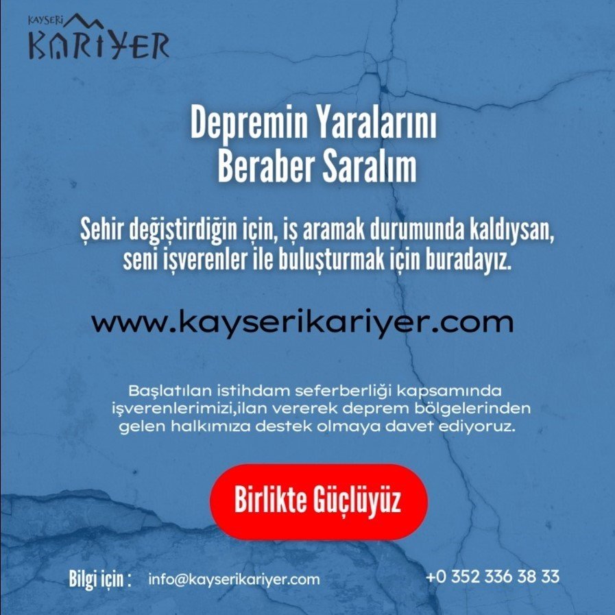 Kariyer Merkezi İş Arayan Depremzedelere Kucak Açtı