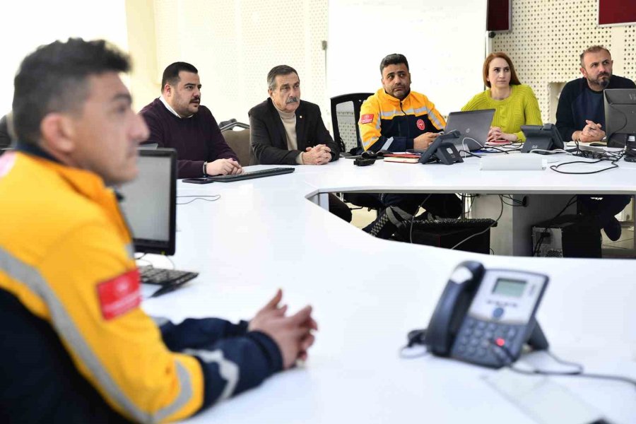 Başkan Ataç Çalışmalar Hakkında Bilgi Aldı