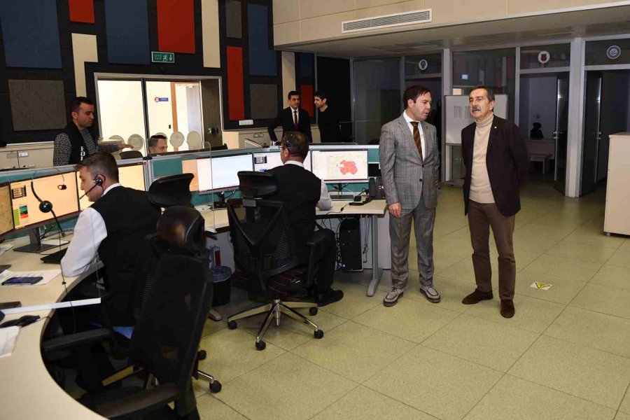 Başkan Ataç Çalışmalar Hakkında Bilgi Aldı