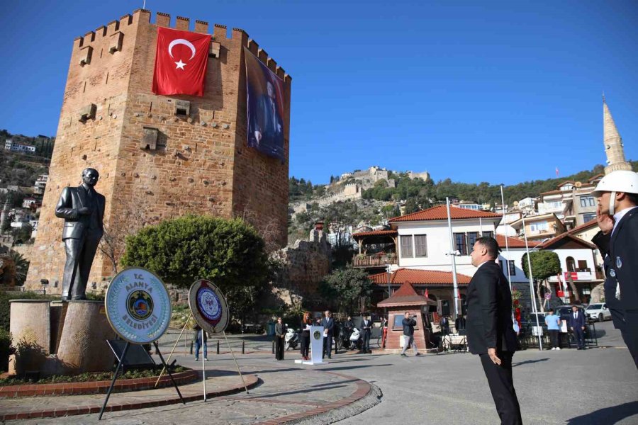 Atatürk’ün Alanya’ya Gelişinin 88. Yıl Dönümü Kutlandı