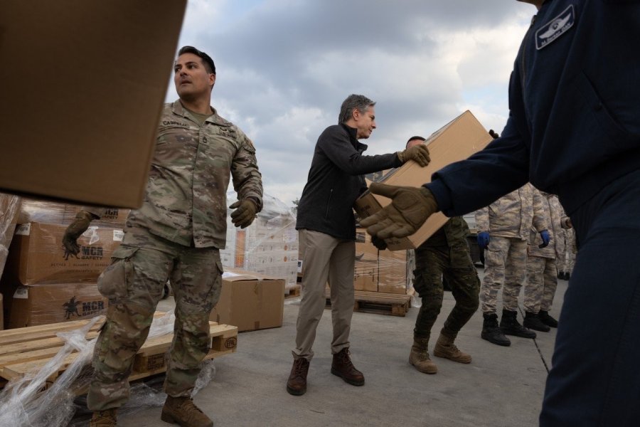 Abd Dışişleri Bakanı Blinken: “depremler İçin Yapılan İnsani Yardım 185 Milyon Dolara Çıkarıldı"