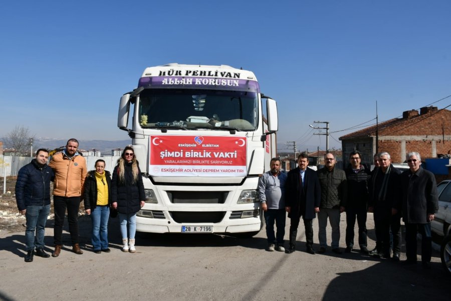 Eskişehir Adliyesi’nden Deprem Bölgesi Elbistan’a Yardım