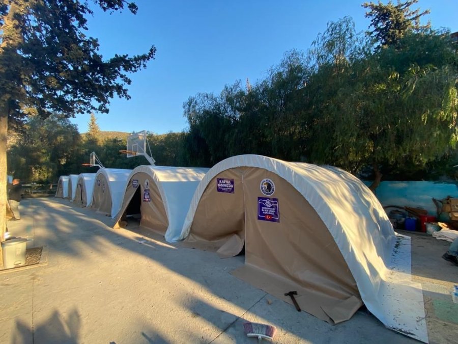 Kartal Belediyesi Hatay’da Afet Koordinasyon Çadırı Kurdu