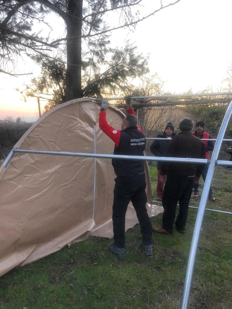 Kartal Belediyesi Hatay’da Afet Koordinasyon Çadırı Kurdu