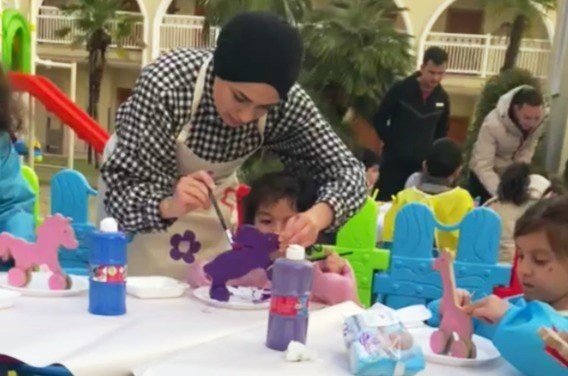 Kepez’den Depremzede Çocuklara Atölye Çalışması