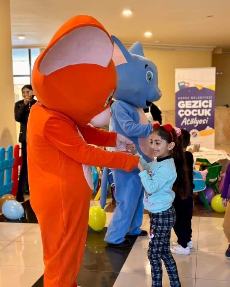 Kepez’den Depremzede Çocuklara Atölye Çalışması