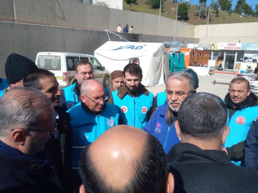 Gazipaşa’dan Deprem Bölgesine Giden Din Görevlileri Çalışmalarına Devam Ediyor