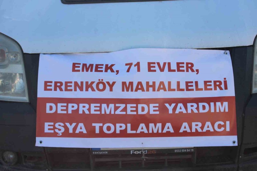 Eskişehirli Hayırseverlerin Yardım Kampanyası İhtiyaç Sahiplerine Derman Oluyor