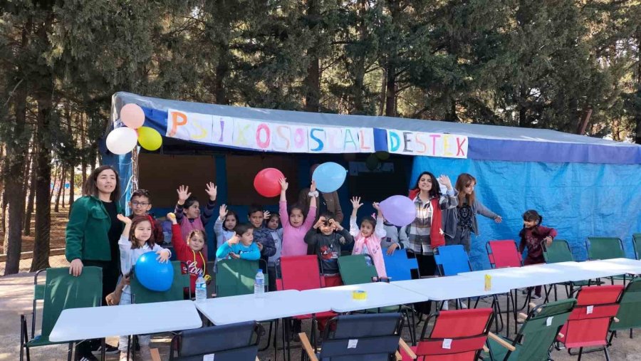 Osmaniye’de Depremzede Çocuklara Psikolojik Destek