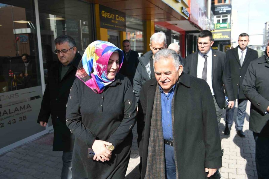 Büyükkılıç’tan İstasyon Caddesi’nde Esnaf Ziyareti