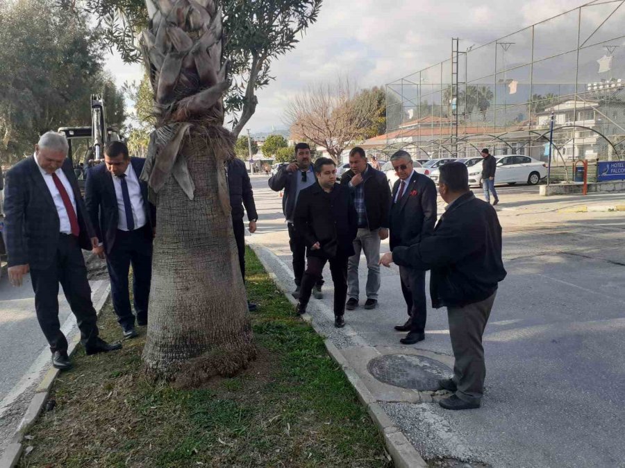 Kemer Çamyuva Turizm Bulvarı Yenileniyor