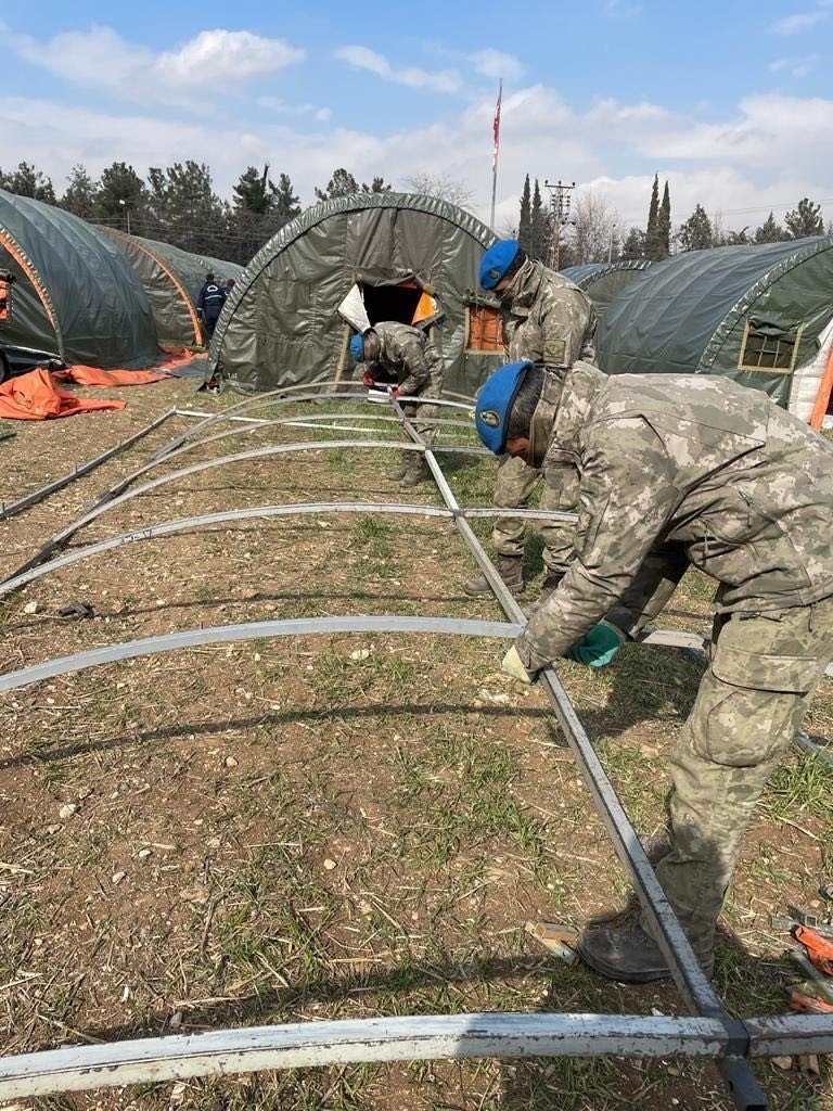 Msb: “bugüne Kadar Bölgede 59 Bin 985 Çadır Kurularak Vatandaşlarımıza Teslim Edildi”