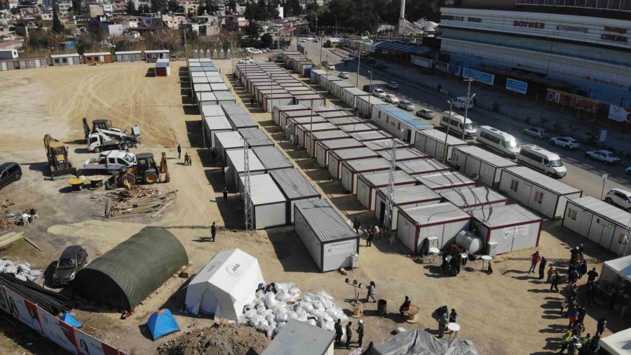 Gemlik Belediyesinin Kurduğu Konteyner Kentte 2 Bini Aşkın Depremzede Barınacak