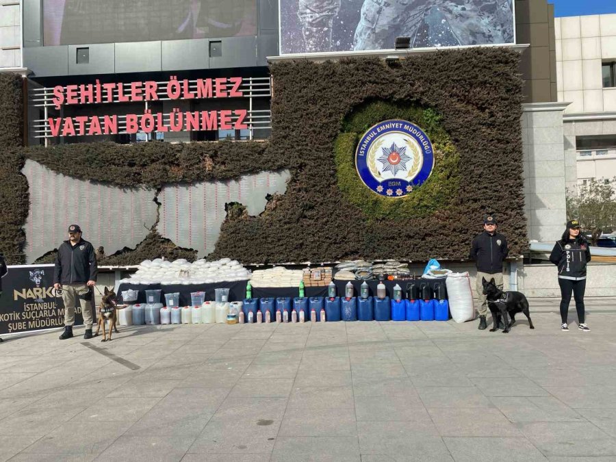İstanbul’da 1 Ton 63 Kilo Uyuşturucu Madde Ele Geçirildi