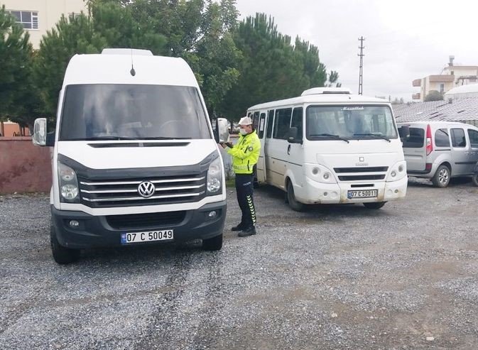 Gazipaşa’da Okul Servisleri Sıkı Denetim