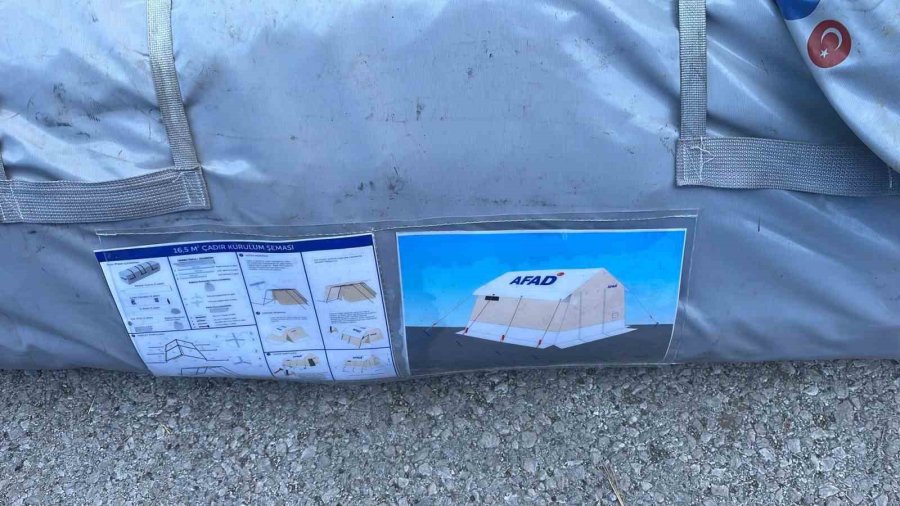 Dörtyol’da Afetzedeler İçin Çadır Kent Kuruluyor
