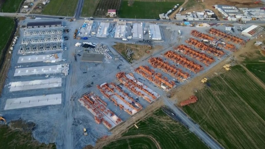 Nurdağı’nda Yığma Yapı, Konteyner Kent Ve Prefabrik Ev Çalışmaları Hız Kazandı