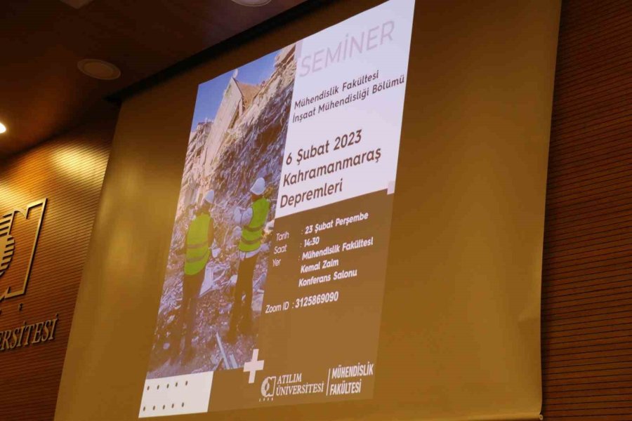 İncelemelerde Bulunmak Üzere Bölgeye Giden İlk Ekiplerden Biri Atılım Üniversitesi İnşaat Mühendisliği Fakültesi Oldu