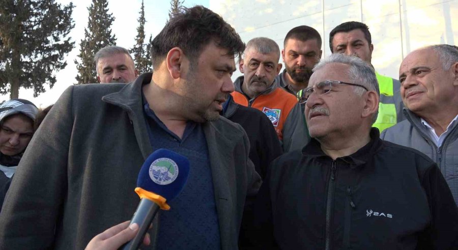 Başkan Büyükkılıç’a Kahramanmaraş Deprem Bölgesinden Teşekkür Ve Dua