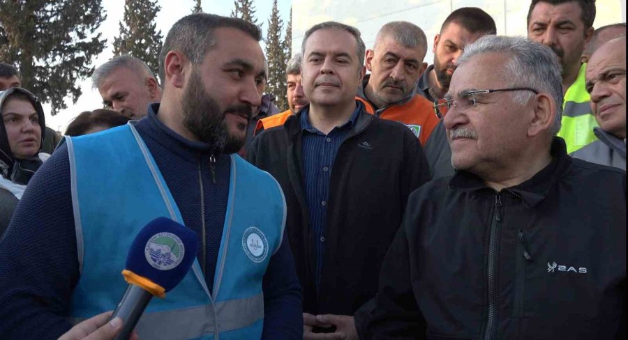 Başkan Büyükkılıç’a Kahramanmaraş Deprem Bölgesinden Teşekkür Ve Dua