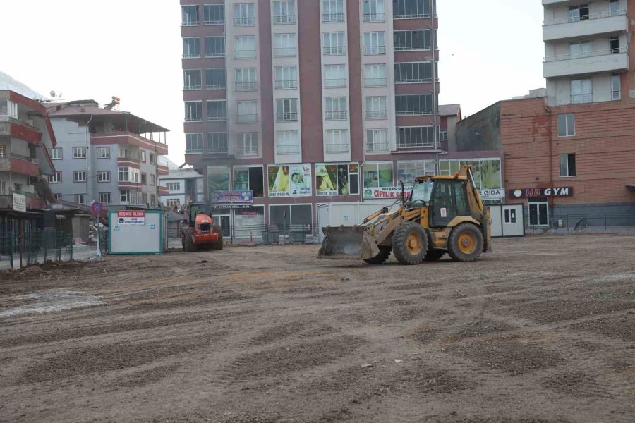 Elbistan’a Kazandırılacak Konteyner Çarşının Altyapısında Sona Gelindi