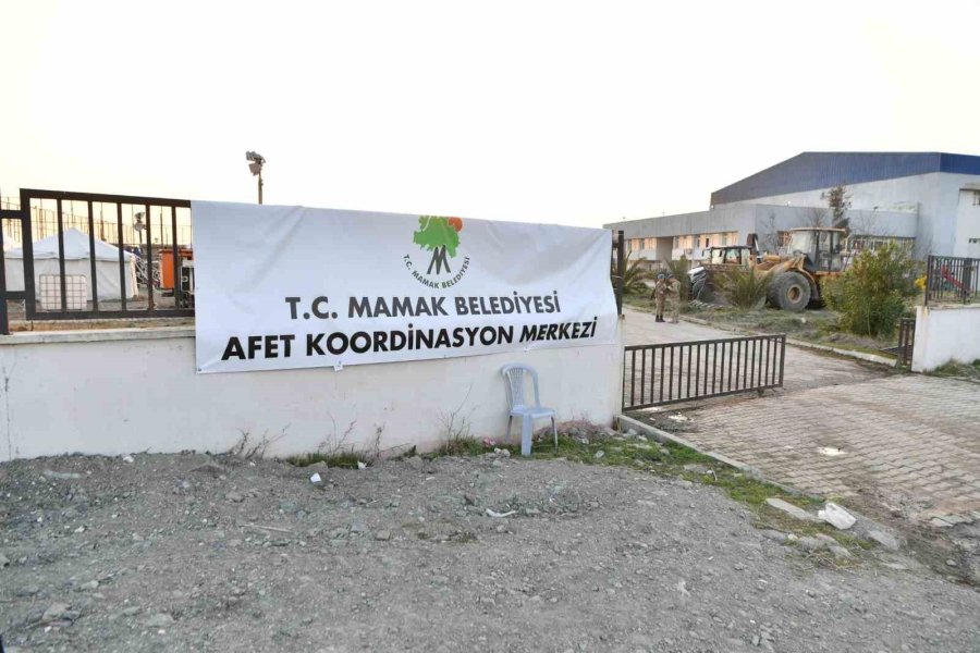 Mamak Belediyesi Afet Koordinasyon Merkezi Görevinin Başında
