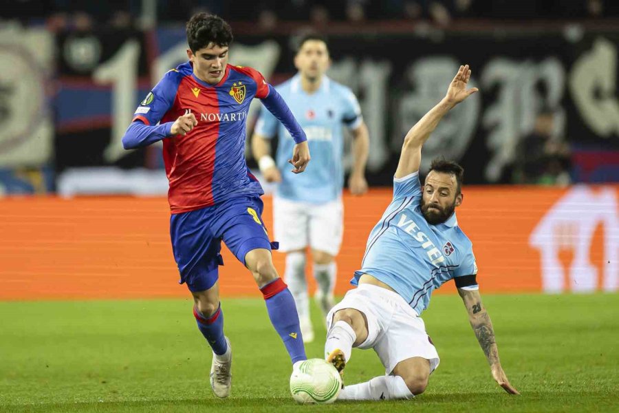 Uefa Konferans Ligi: Basel: 1 - Trabzonspor: 0 (ilk Yarı)