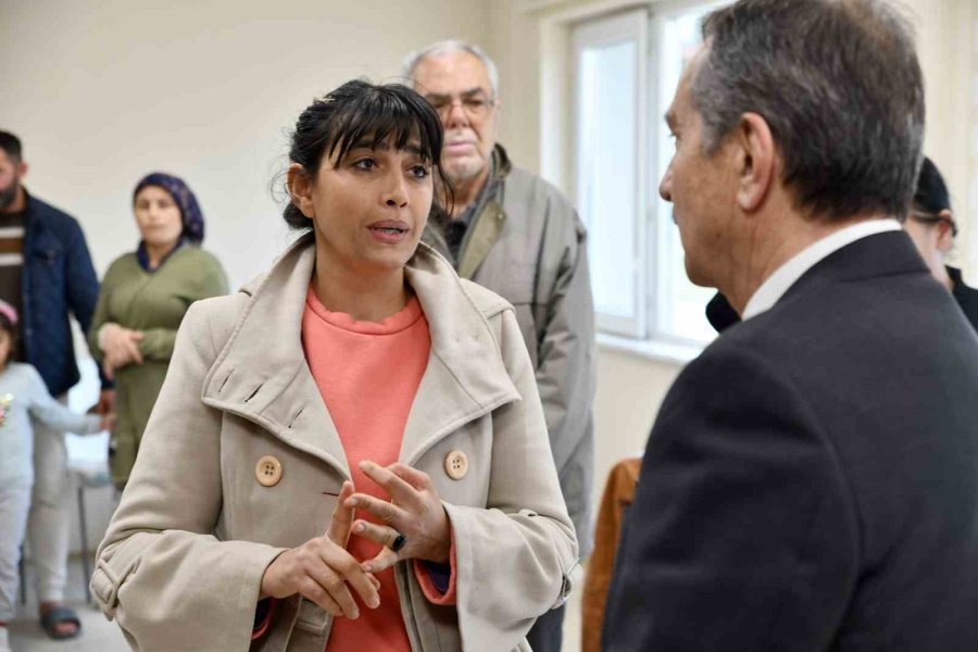 Başkan Ataç’tan Yaşam Köyündeki Depremzedelere Ziyaret