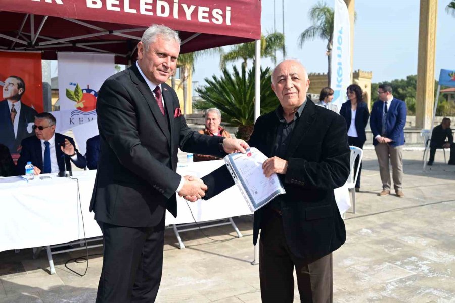 Tekirova Halkı 37 Yıl Sonra Tapularına Kavuştu