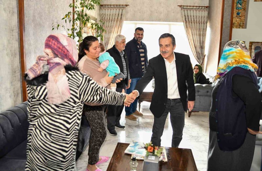 Başkan Ataç Depremzede Aileler İle Buluştu