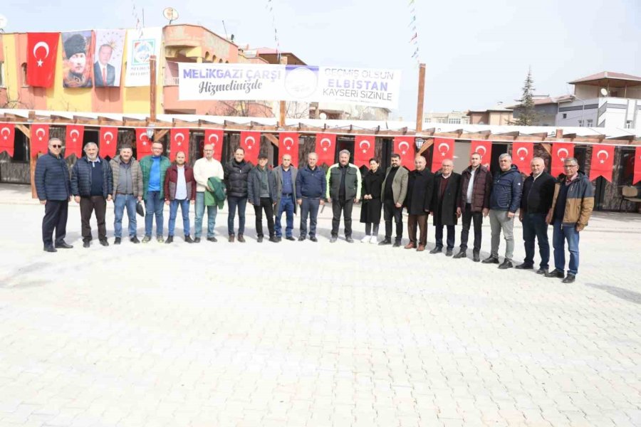 Melikgazi’nin Desteği İle Yapılan Elbistan Melikgazi Çarşı Hizmete Başladı