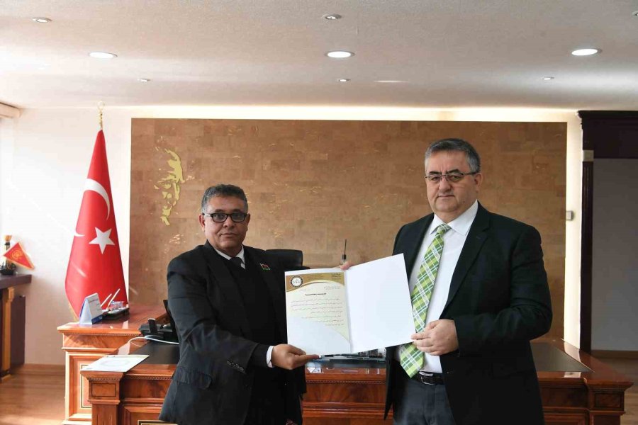 Kardeş Şehir Misrata’dan Kayseri Büyükşehir’e ‘geçmiş Olsun’ Ziyareti