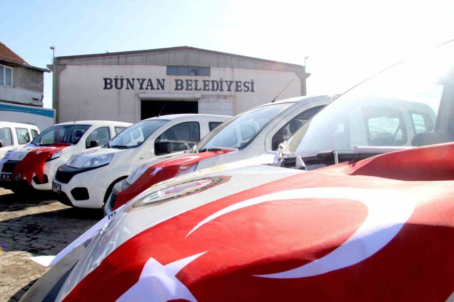 Bünyan Belediyesi Araç Filosu Büyümeye Devam Ediyor