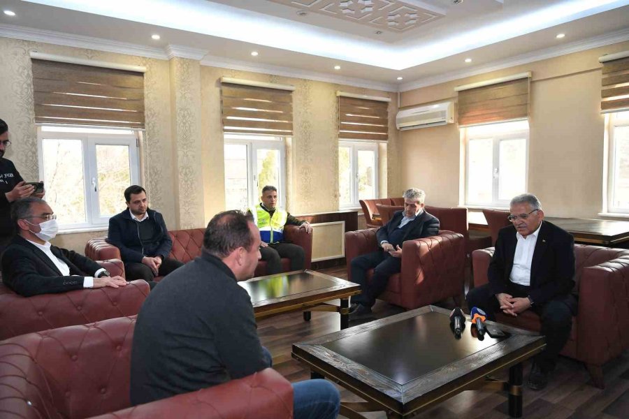 Başkan Büyükkılıç’tan İncesu’ya Geçmiş Olsun Ziyareti