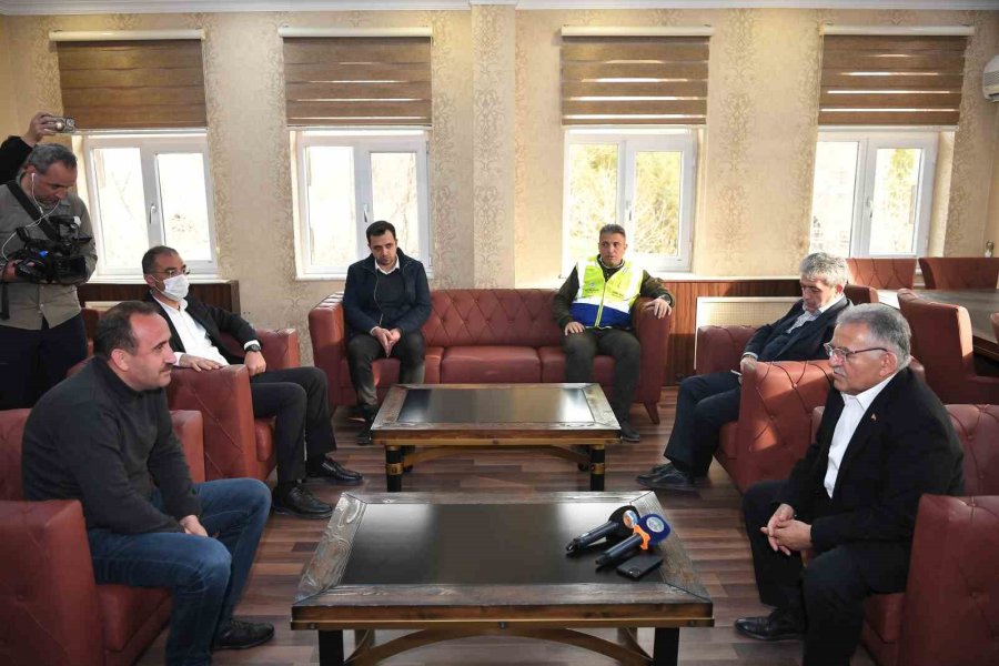 Başkan Büyükkılıç’tan İncesu’ya Geçmiş Olsun Ziyareti