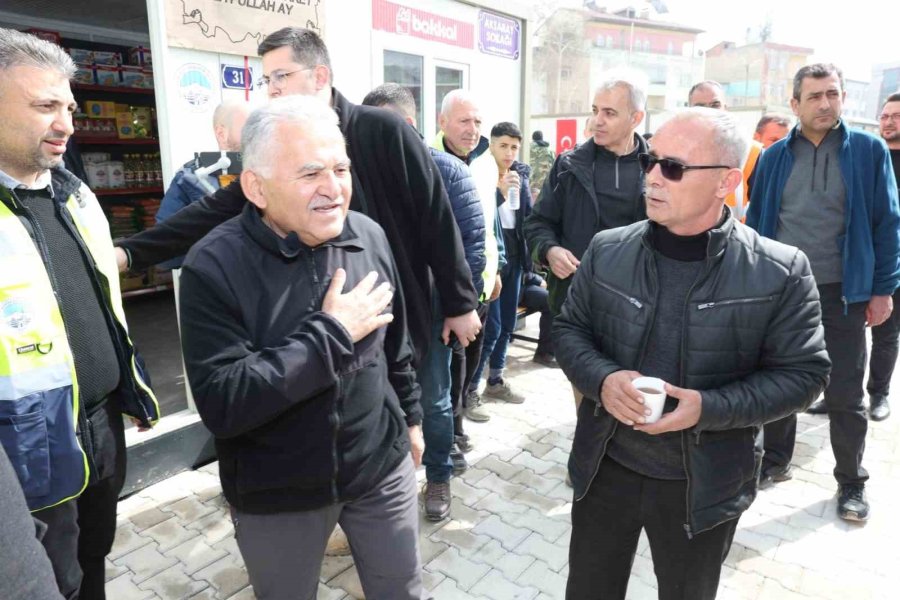 Elbistan’dan Kayseri’ye "çarşı" Teşekkürü