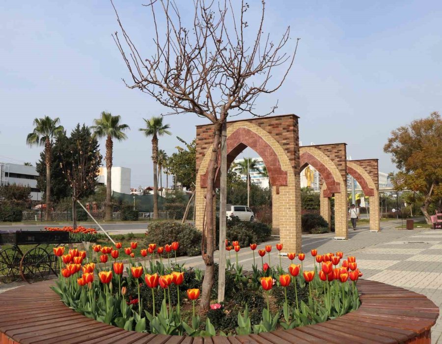 Alanya Lale, Sümbül Ve Nergislerle Renklendi