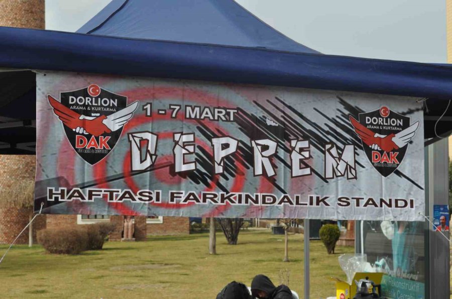 Dak Deprem Haftası Bilgilendirme Standı Kuruldu