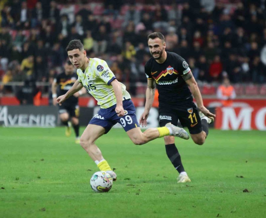 Spor Toto Süper Lig: Kayserispor: 1 - Fenerbahçe: 2 (maç Sonucu)