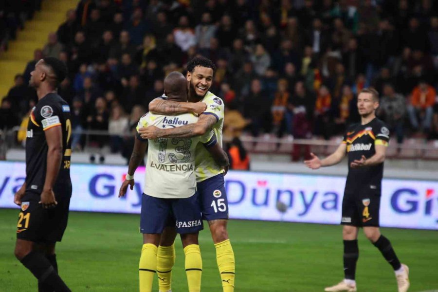Spor Toto Süper Lig: Kayserispor: 0 - Fenerbahçe: 1 (maç Devam Ediyor)