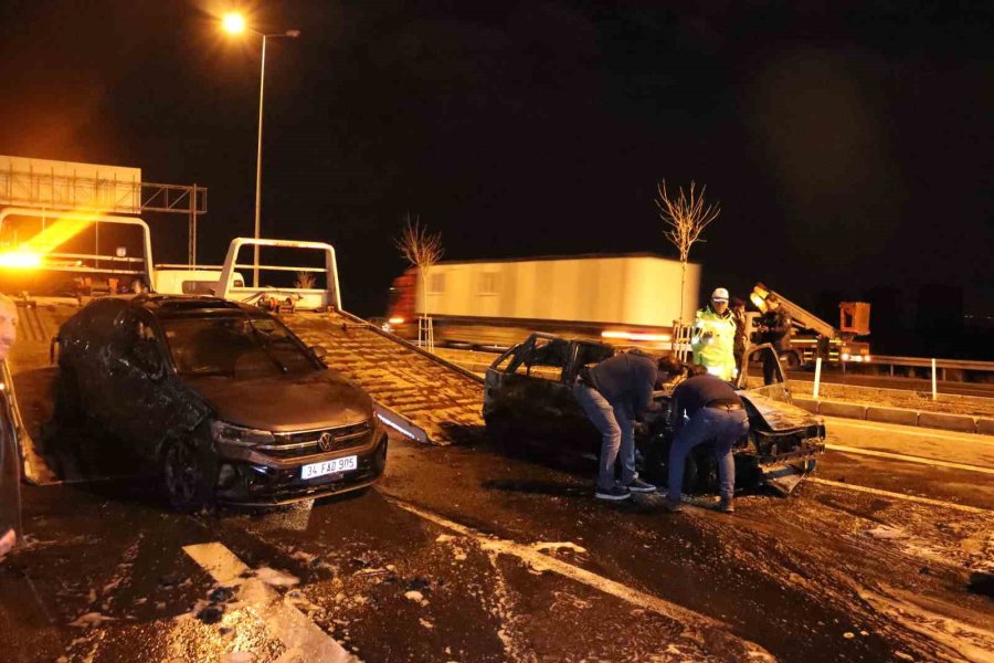 Kayseri’de Feci Kaza: Yanan Tırın Sürücüsünü Polis Kurtardı