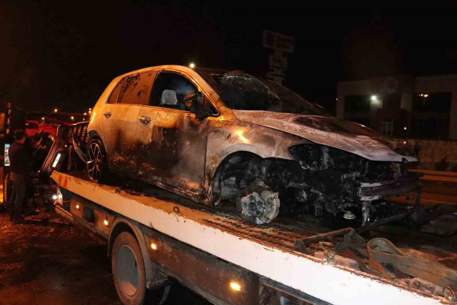 Kayseri’de Feci Kaza: Yanan Tırın Sürücüsünü Polis Kurtardı