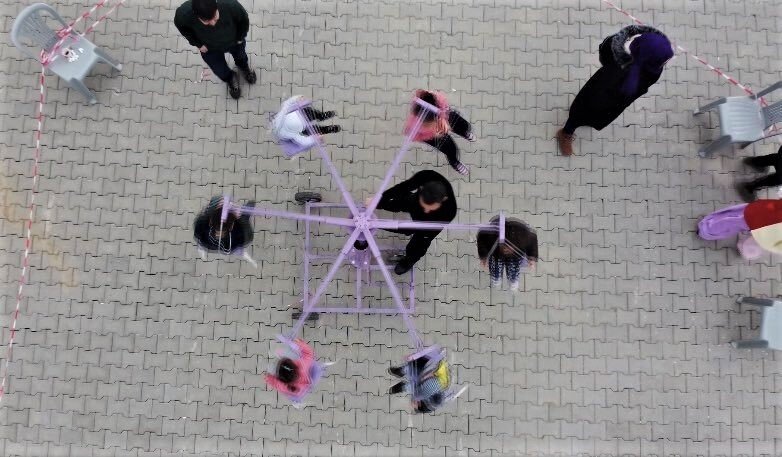 Doğan Aslan Bey Kyk Yurdunda Depremzede Çocuklar İçin Panayır Alanı Kuruldu