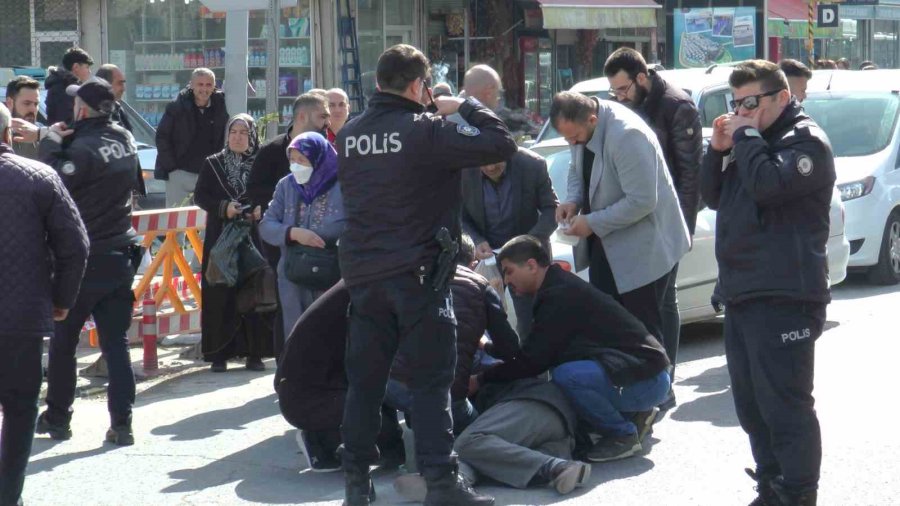 Çarptığı Yayanın Başında Hüngür Hüngür Ağladı