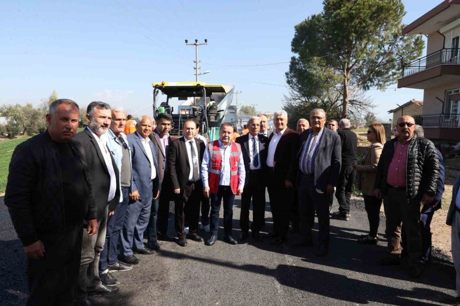 Başkan Muhittin Böcek Serik’te Çalışmaları Yerinde İnceleyip Bilgi Aldı