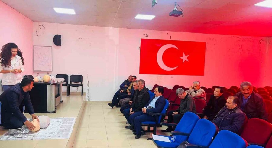 Gazipaşalı Muhtarlara ’ilkyardım’ Anlatıldı