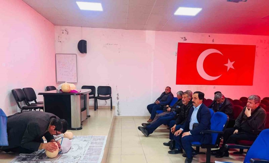 Gazipaşalı Muhtarlara ’ilkyardım’ Anlatıldı