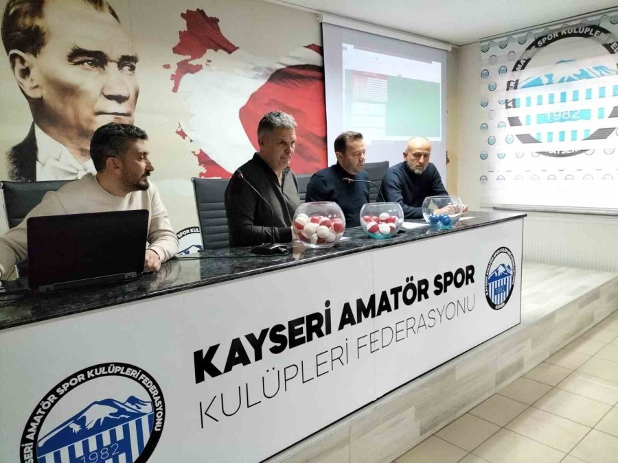 Kayseri U-15 Ligi Fikstür Çekimi Yapıldı